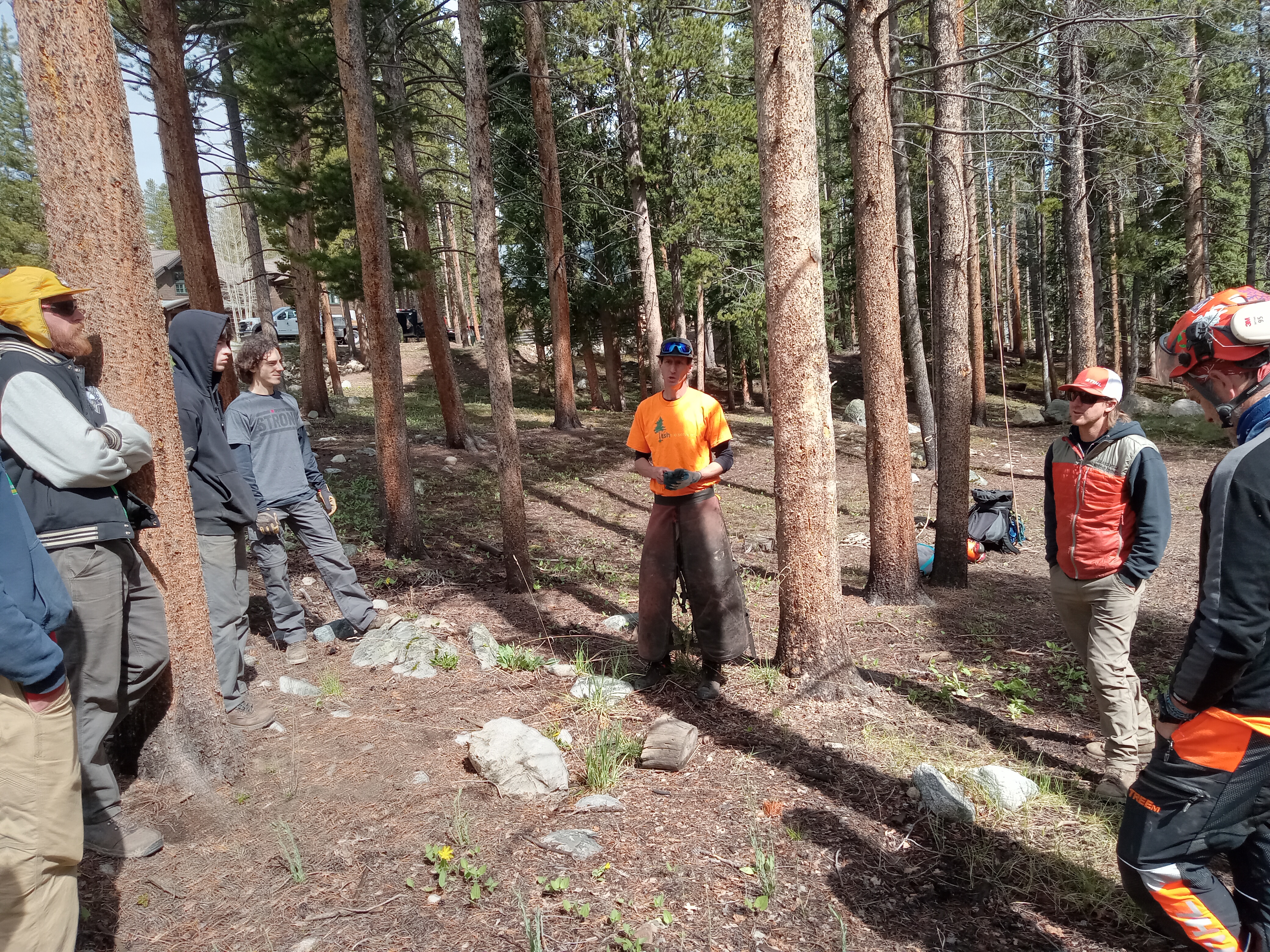 The Cricket Cuts Outdoor Solutions owner and crew